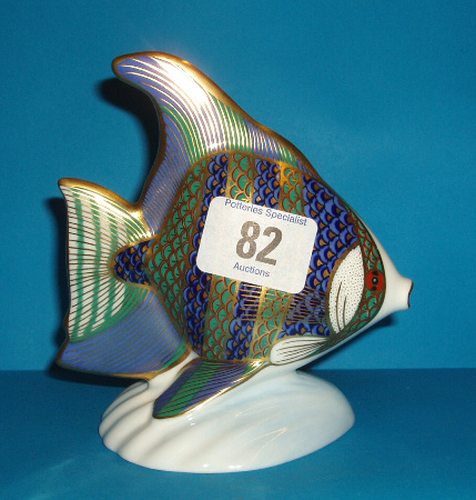 Appraisal: Royal Crown Derby Angel Fish Boxed