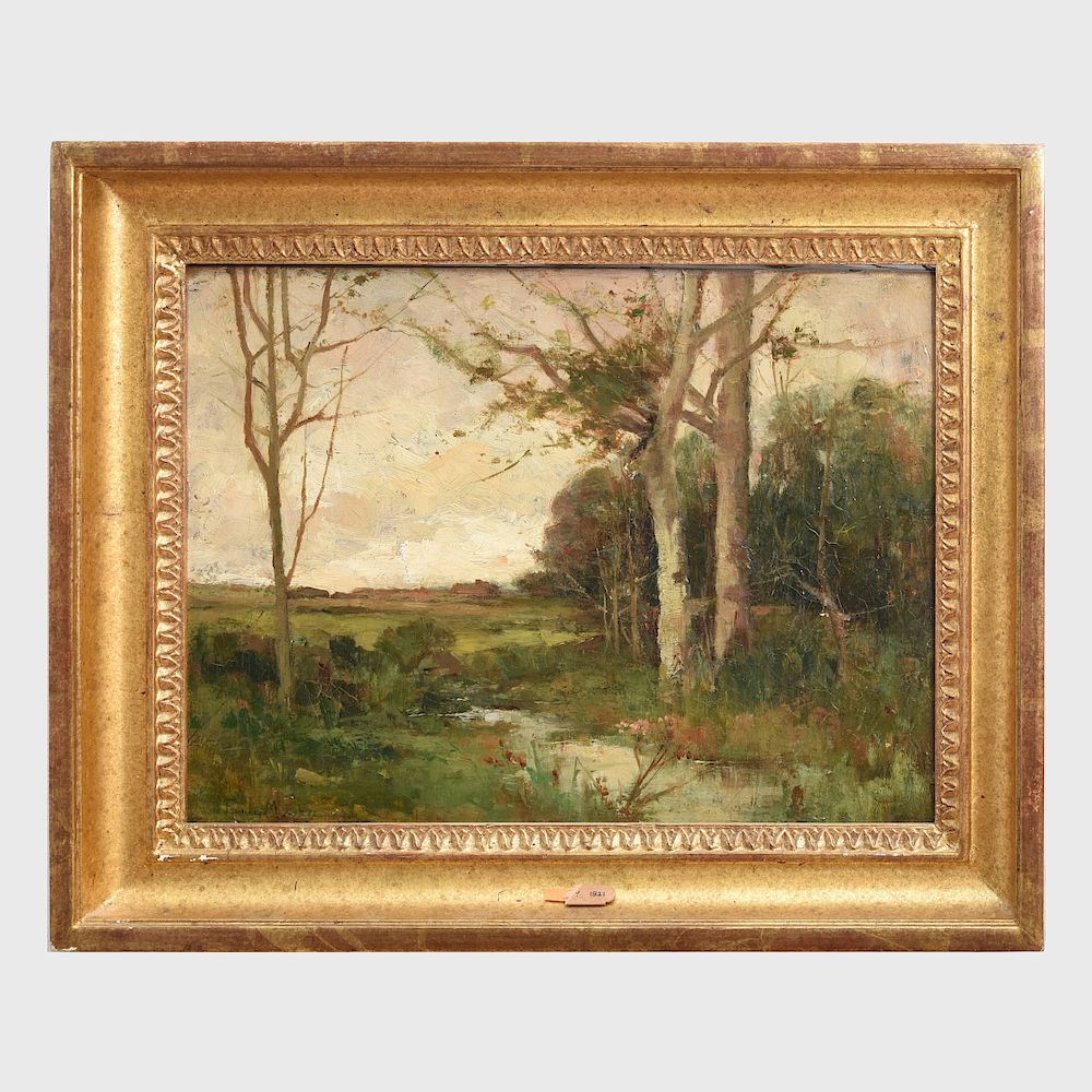 Appraisal: John Francis Murphy - Landscape Oil on canvas signed 'J