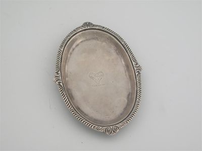 Appraisal: Irish provincial a rare George II oval counter or spoon