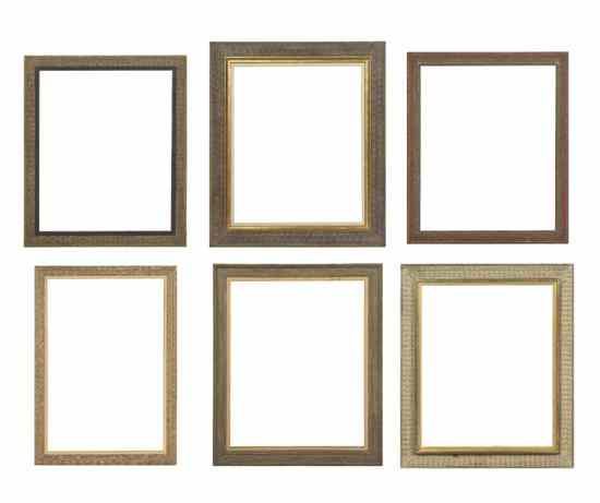 Appraisal: Six Heydenryk Carved Wood Frames of various sizes and styles