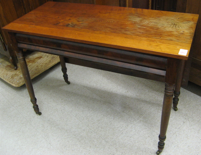 Appraisal: EMPIRE MAHOGANY CARD TABLE American first half of the th