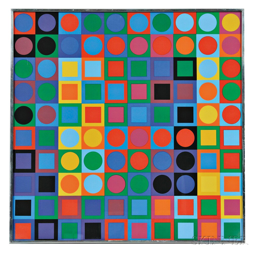 Appraisal: Victor Vasarely French - Planetary Folklore Participations No edition of