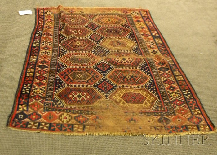 Appraisal: Kurd Rug Northwest Persia th century ft in x ft