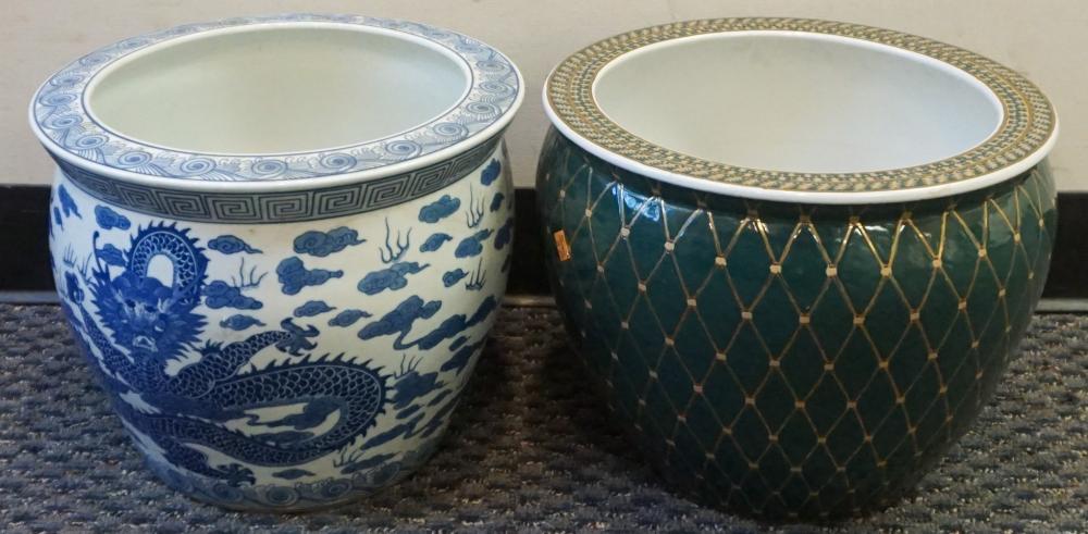 Appraisal: Two Chinese Porcelain Jardinieres