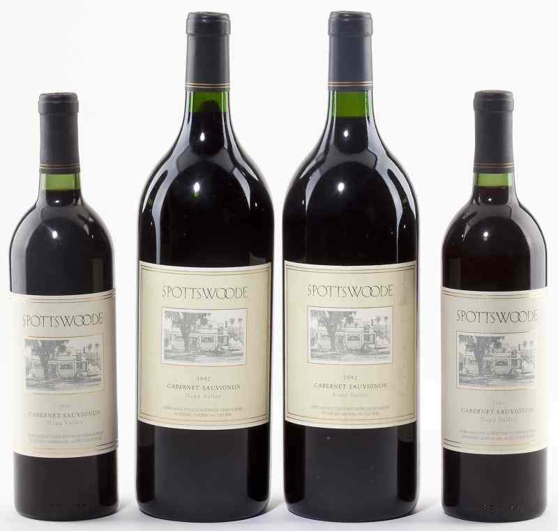 Appraisal: Spottswoode total bottlesVintage into neck ml Vintage into neck magnum