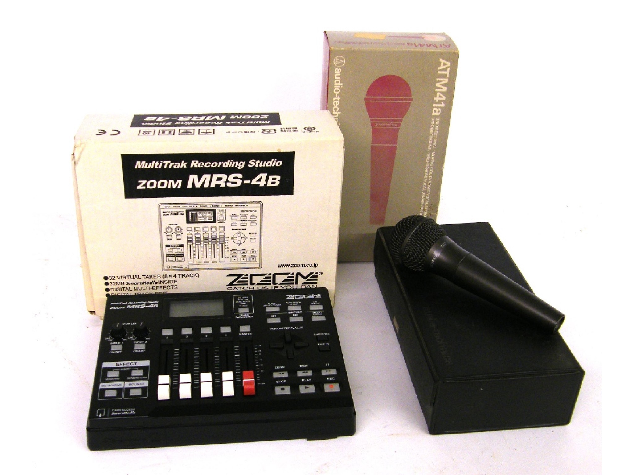 Appraisal: Zoom MRS- B multi track recording studio boxed together with