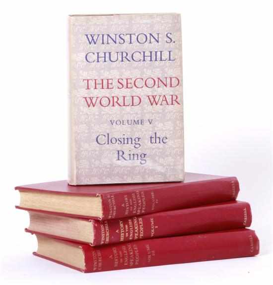 Appraisal: Books by and about Sir Winston S Churchill Churchill Winston