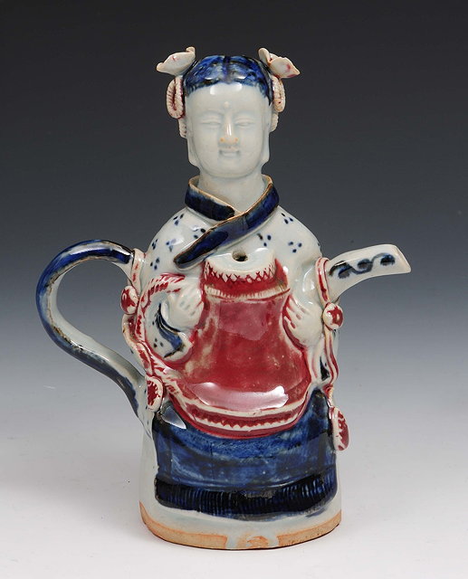 Appraisal: A Chinese porcelain water dropper th th Centuryin the form