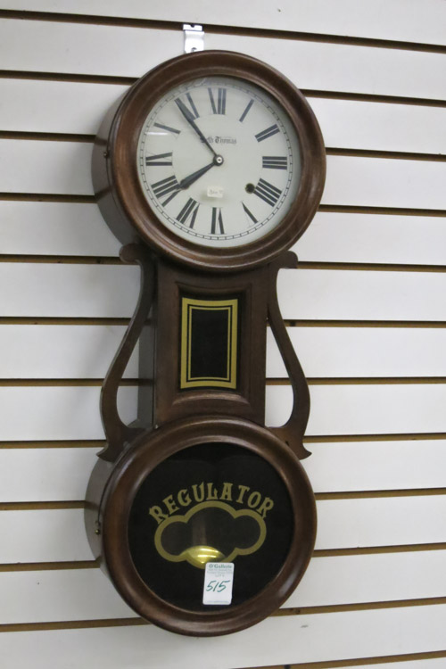 Appraisal: SETH THOMAS JENNY LINE WALL CLOCK model - antique reproduction