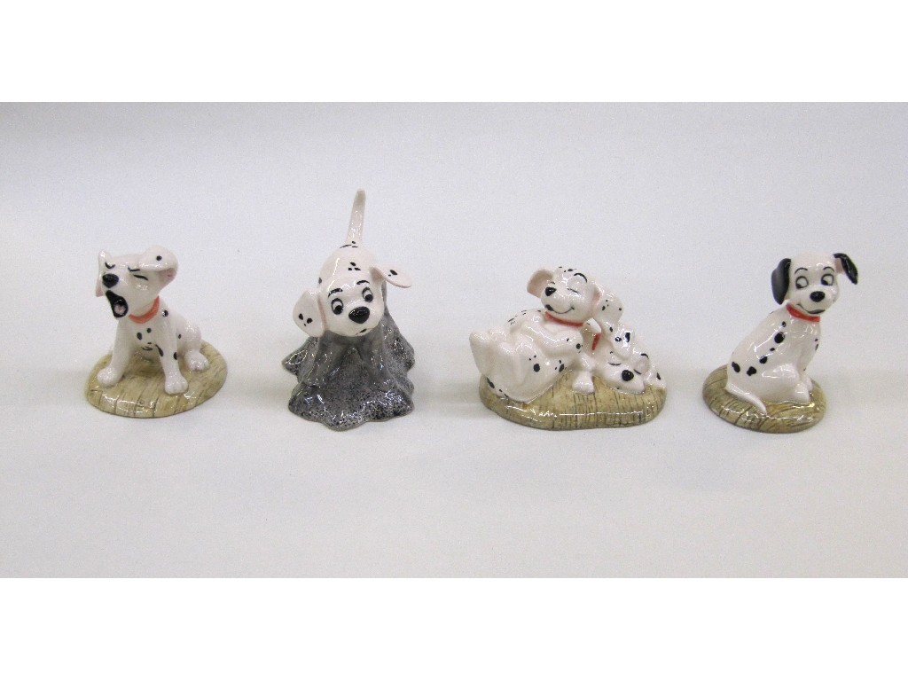 Appraisal: Four Royal Doulton figures from Dalmations to include 'Rolly' DM