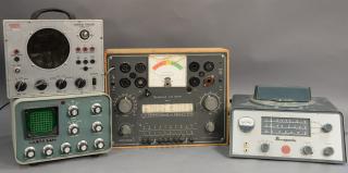 Appraisal: Four piece radio equipment lot to include Heathkit SB- Ham