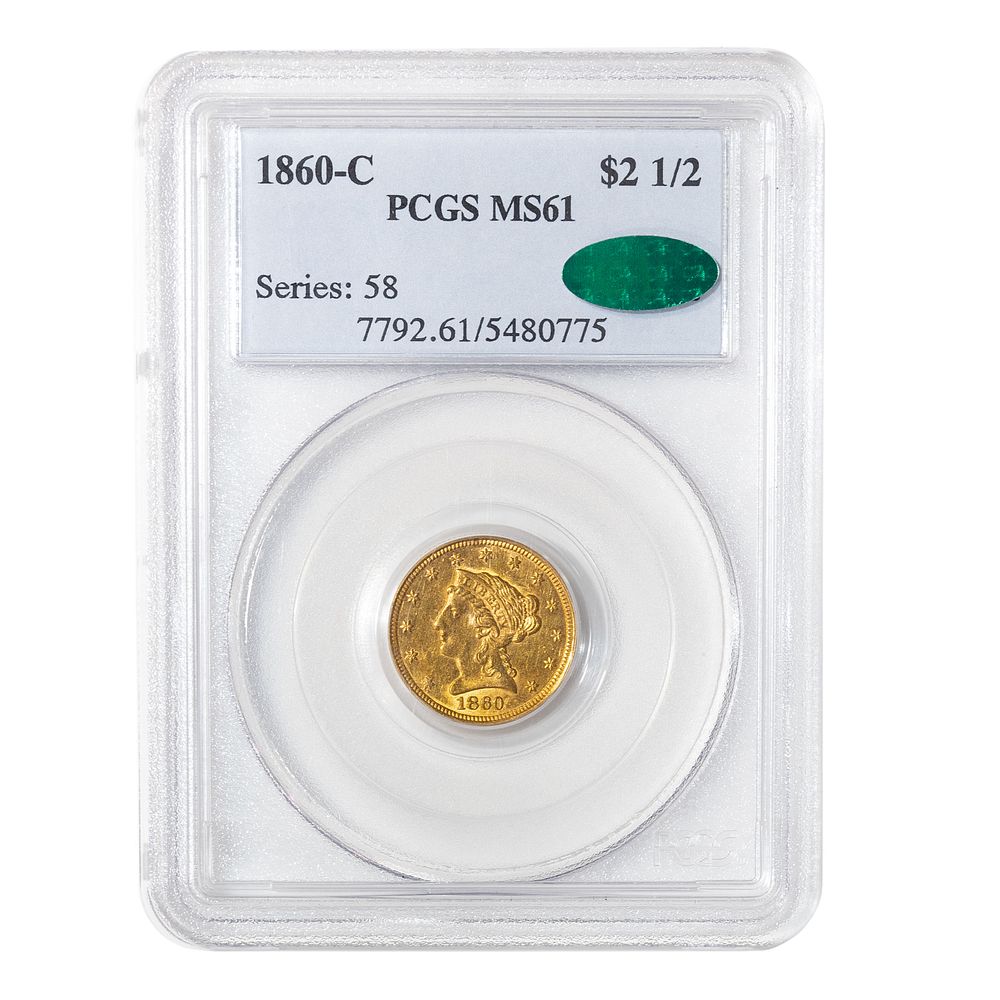 Appraisal: -C Liberty Gold PCGS MS CAC -C Liberty Gold PCGS