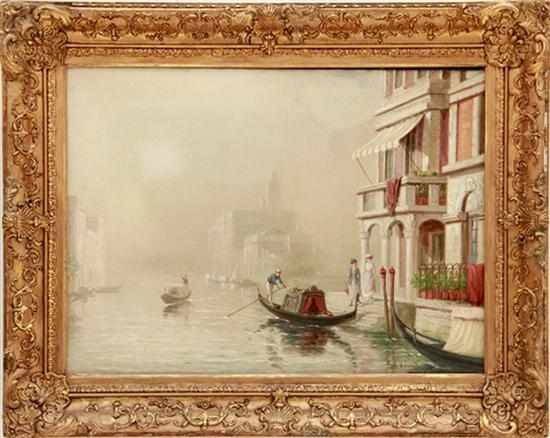 Appraisal: Paul Valenti Continental school late th century VENICE GRAND CANAL