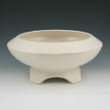 Appraisal: Hyalyn Pottery footed bowl in matte white glaze Marked Hyalyn