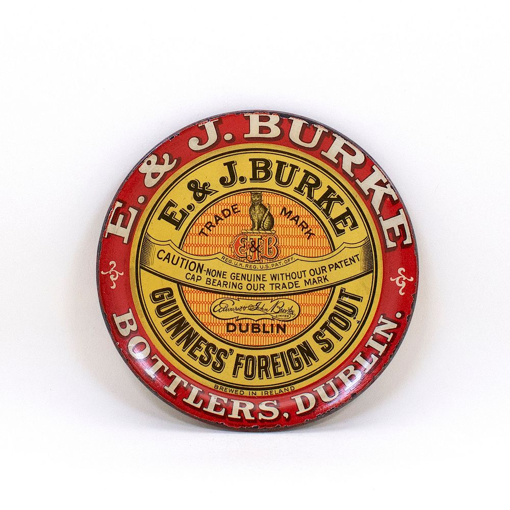 Appraisal: Burke Guinness Foreign Stout Tip Tray Reference n a Brewery