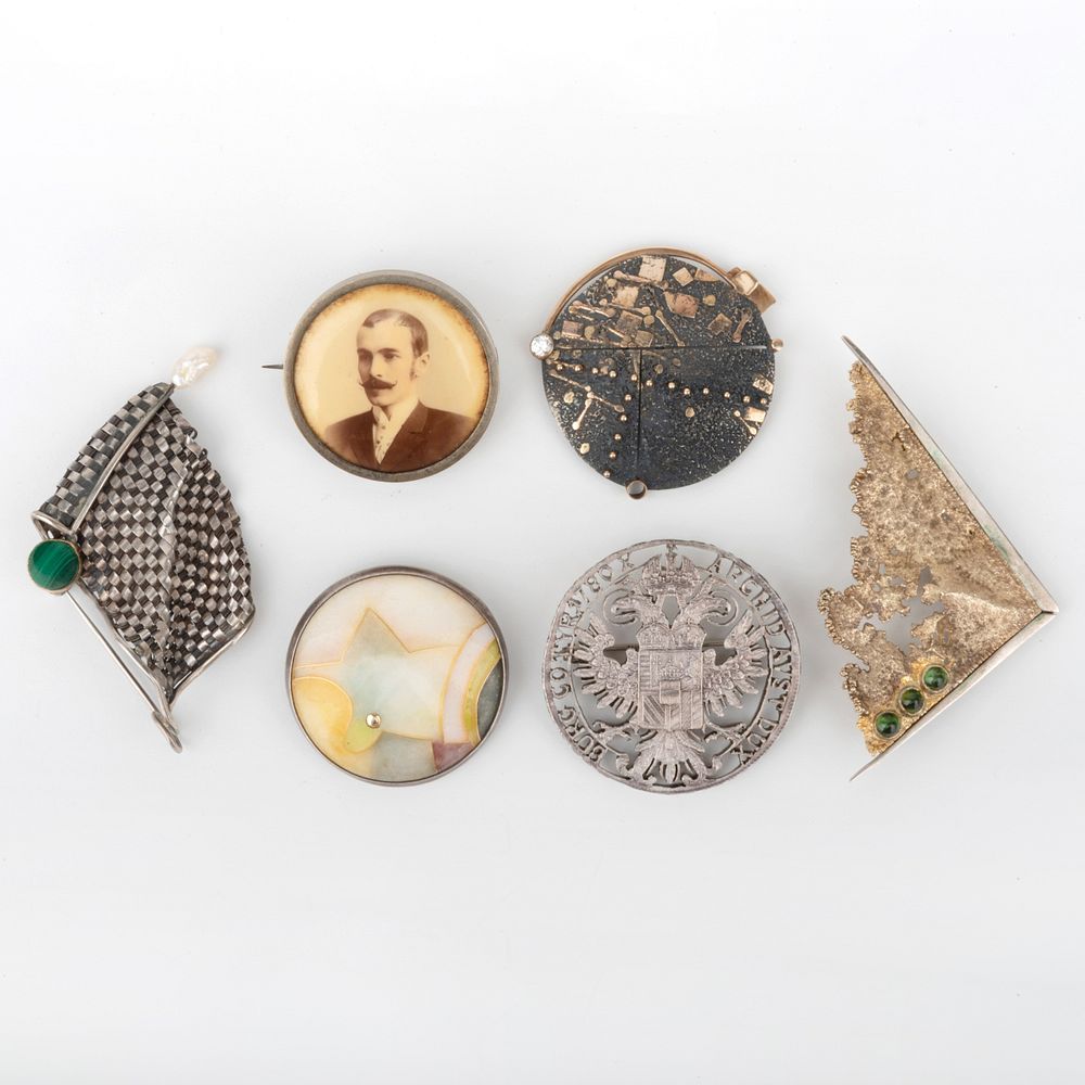 Appraisal: Miscellaneous Group of Pins Including a Pardon k gold and