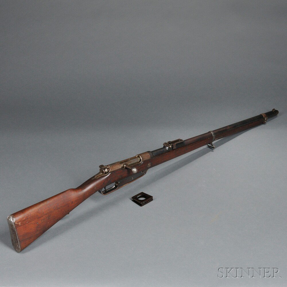 Appraisal: German Model Bolt Action Rifle c walnut stock with steel