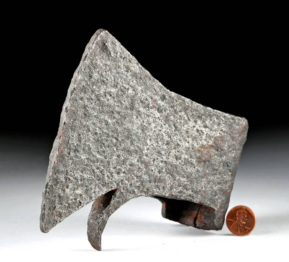 Appraisal: th C Russian Iron Axe Head from Alaska - Topor