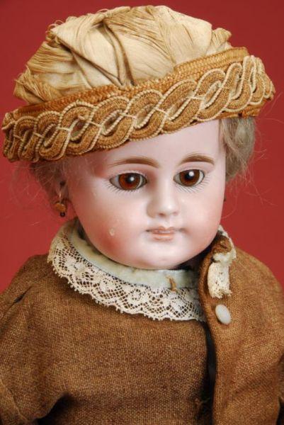 Appraisal: Smiling German Fashion Doll with Open Mouth Germany ca bisque