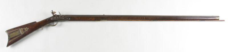 Appraisal: Melchoir Fordney Longrifle Lancaster Pennsylvania early th century flintlock octagonal