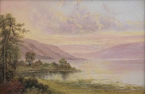 Appraisal: William Trost Richards American - Hudson River landscape of a