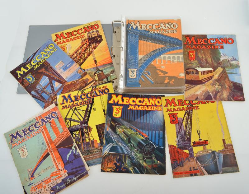 Appraisal: COLLECTION OF ORIGINAL MECCANO MAGAZINES AND MISSING SEP ISSUE ISSUES