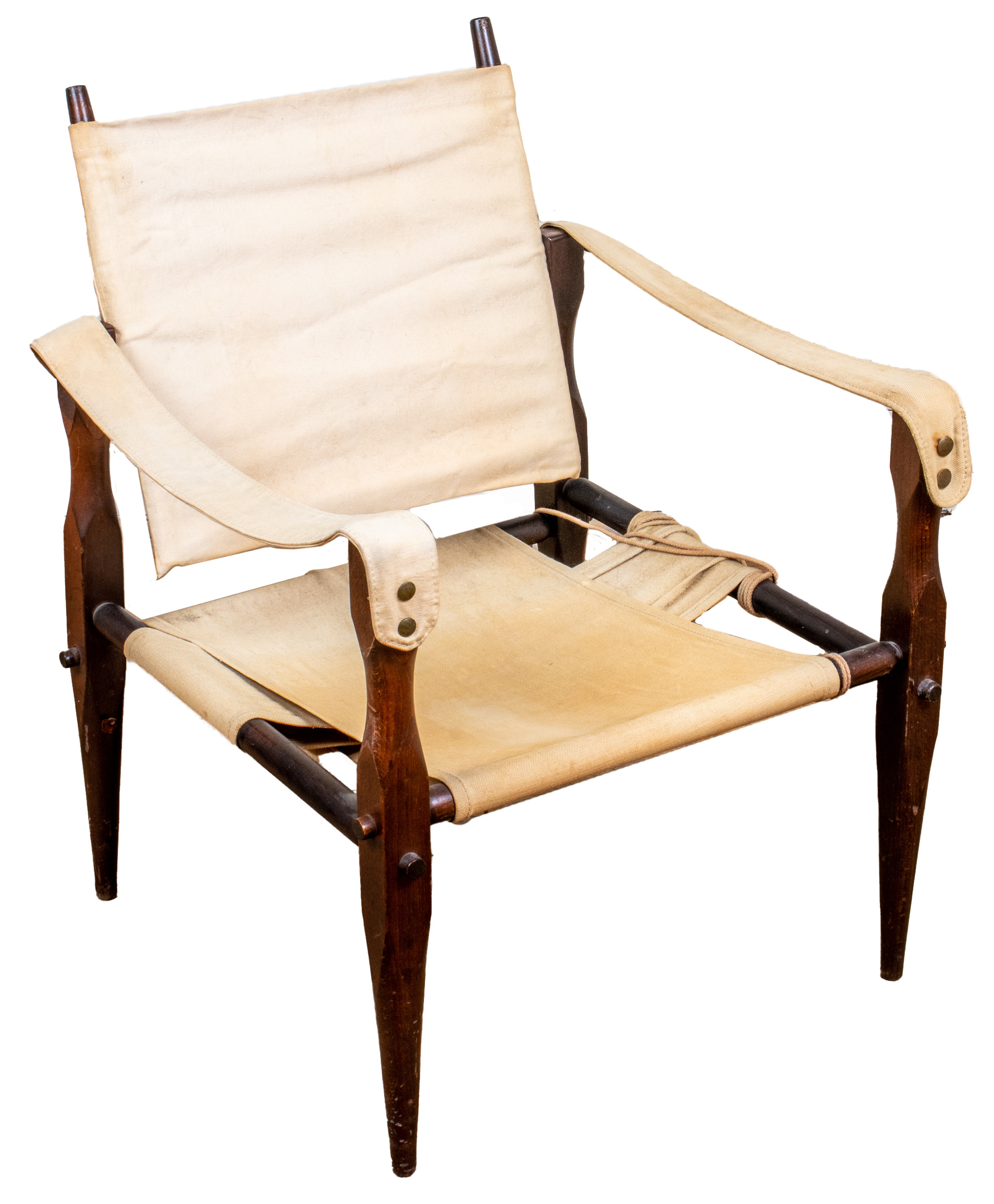 Appraisal: WILHELM KIENZLE MANNER SAFARI LOUNGE DECK CHAIR Wilhelm Kienzle manner