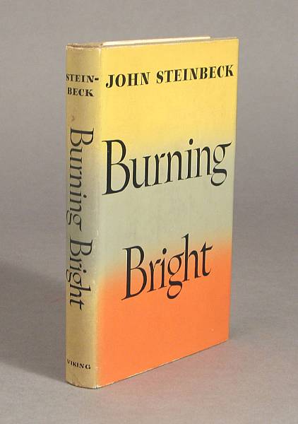 Appraisal: STEINBECK JOHN Burning Bright New York Viking Press vo Original