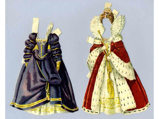 Appraisal: Royalty Paper Dolls Drawn by E S Tucker Cut set