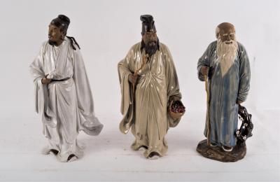 Appraisal: A Chinese pottery figure by Liu Zemian of Su Dongpo