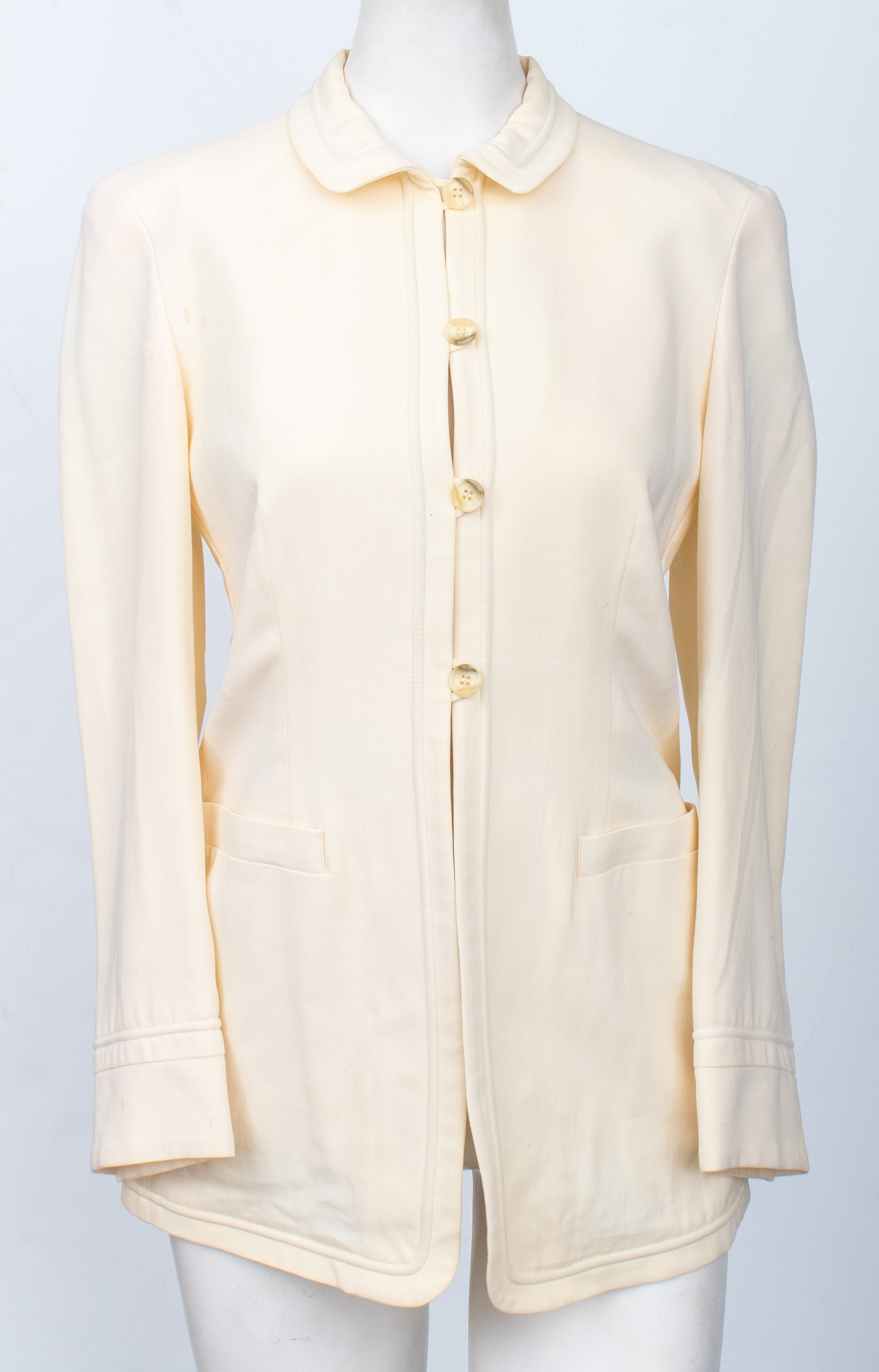 Appraisal: GIORGIO ARMANI BORGONUOVO WHITE JACKET Giorgio Armani a Milano Borgonuovo