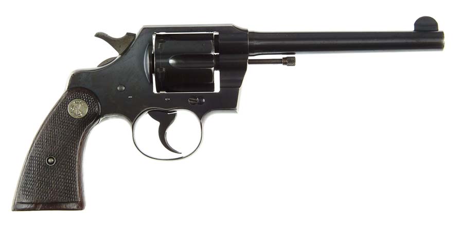 Appraisal: COLT OFFICIAL POLICE DA REVOLVER Cal Colt SN Blue finish