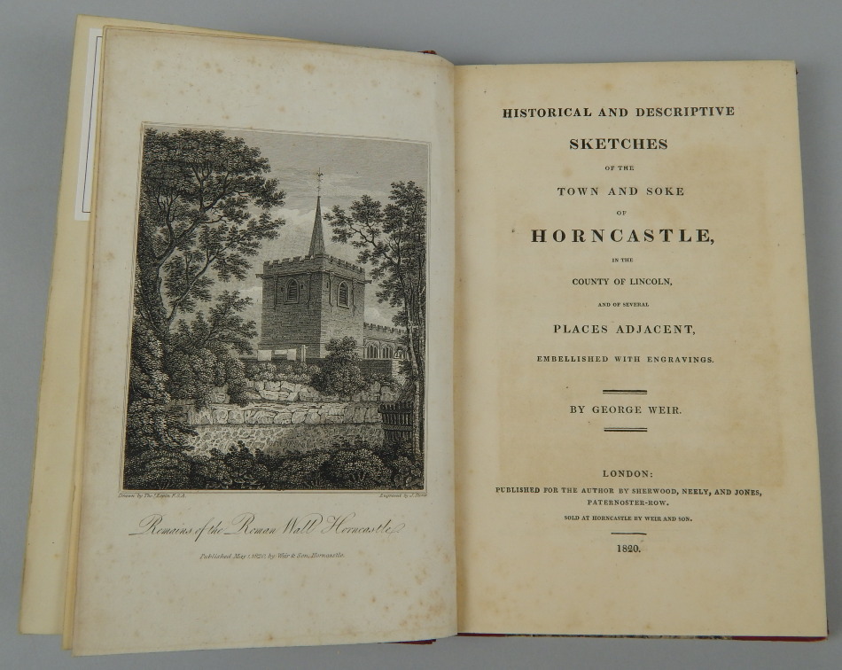 Appraisal: Weir George Historical and Descriptive Sketches of The Town and