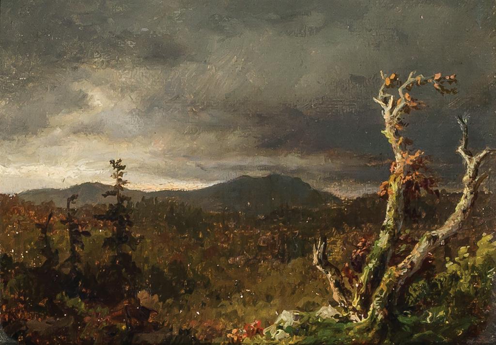 Appraisal: CHARLES HERBERT MOORE American - Mountain Landscape Catskills oil on