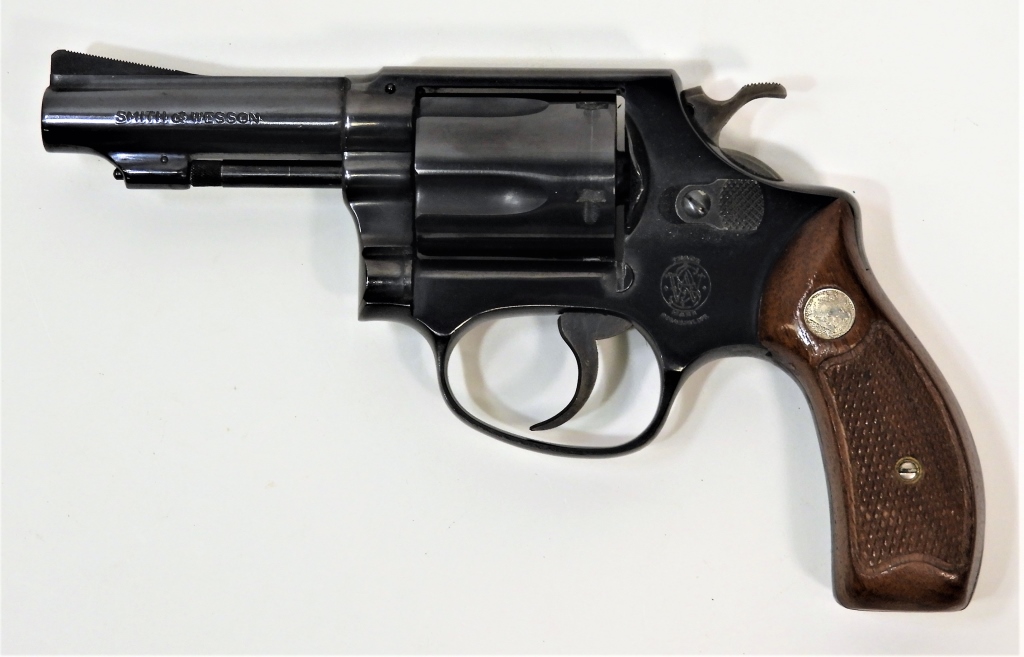 Appraisal: SMITH WESSON MODEL REVOLVER United States caliber serial number checkered