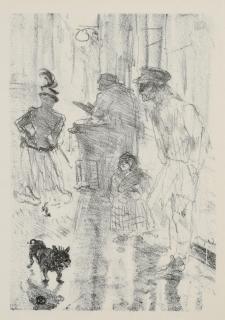 Appraisal: Henri Marie Raymond Toulouse-Lautrec - lithograph Delteil titled Le Marchand