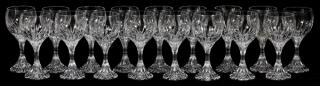 Appraisal: BACCARAT MASSENA CRYSTAL BORDEAUX WINE GLASSES BACCARAT MASSENA CRYSTAL BORDEAUX