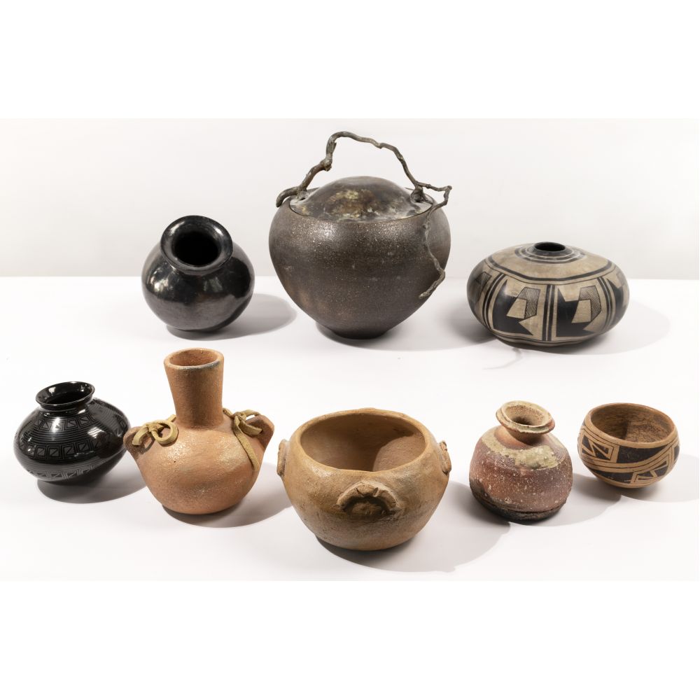 Appraisal: SOUTHWESTERN POTTERY ASSORTMENT items most signed to undersides including a