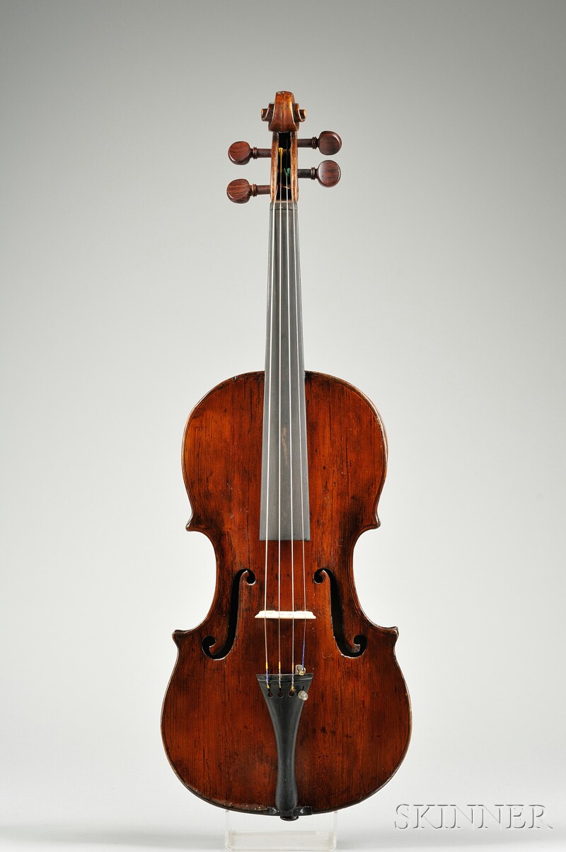 Appraisal: Tyrolean Violin c unlabeled length of back mm