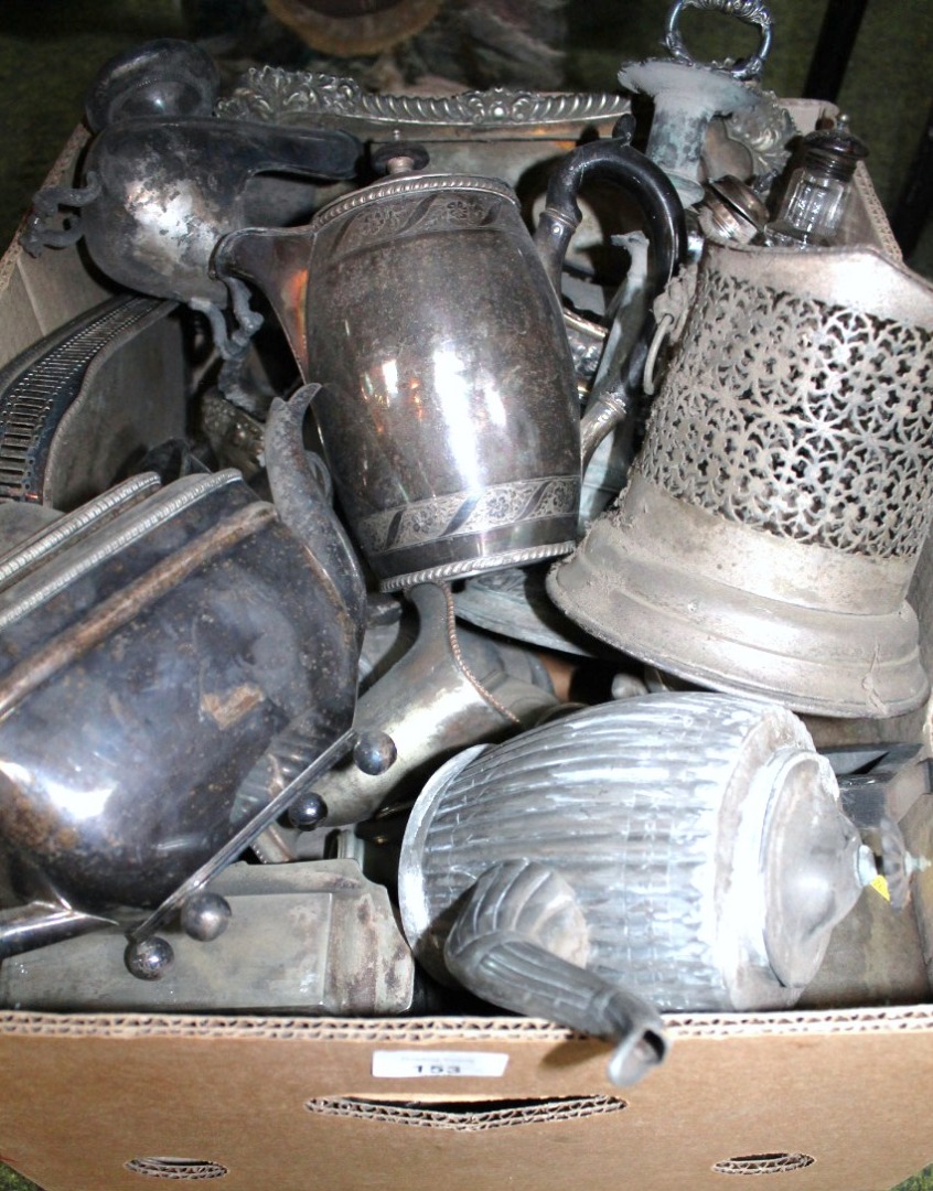 Appraisal: A quantity of various thC and later silver plate to