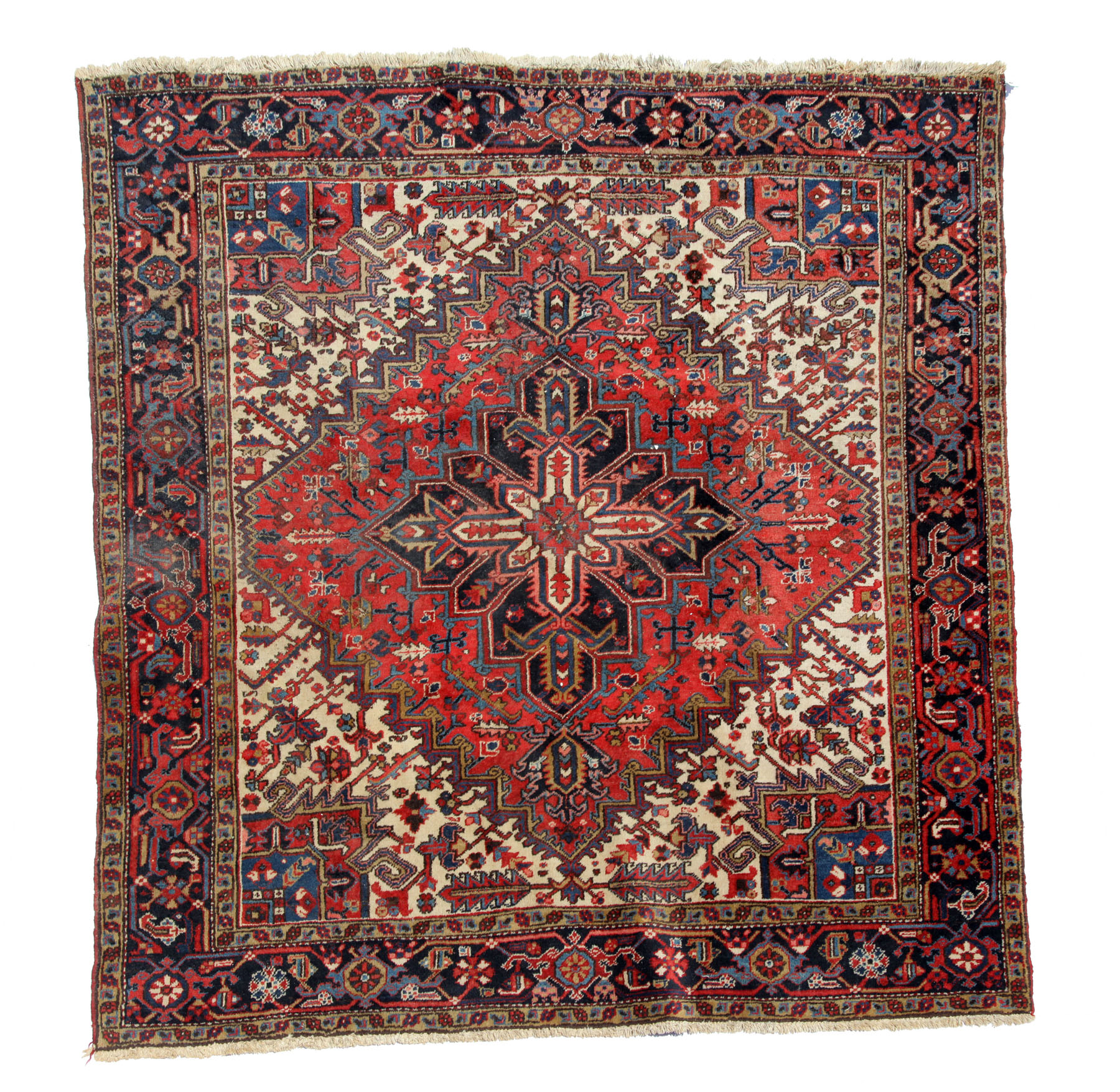 Appraisal: ORIENTAL RUG Second half- th century Room size Heriz Red