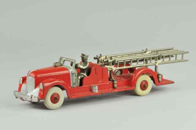 Appraisal: HUBLEY LADDER TRUCK Later cast iron version well detailed casting