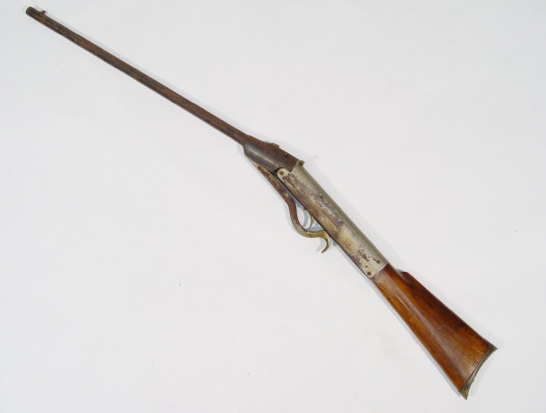 Appraisal: Victorian American wooden handled rifle cm in length