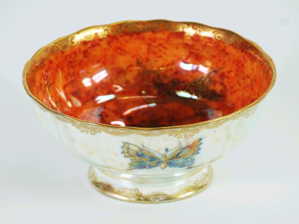 Appraisal: EARLY TWENTIETH CENTURY WEDGWOOD MOTHER O'PEARL LUSTRE BOWL by Daisy