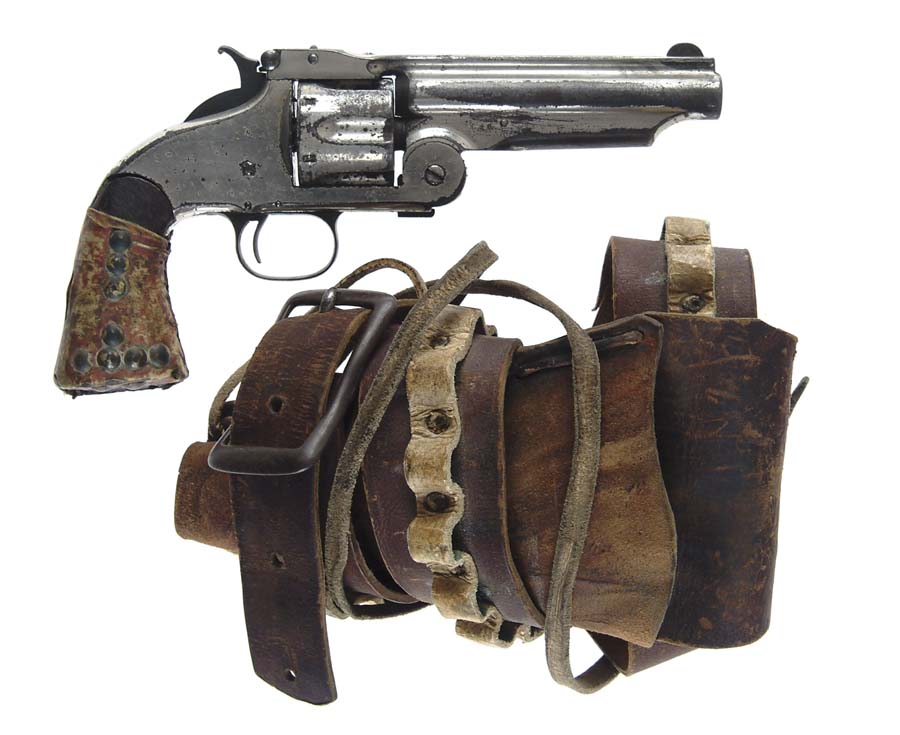 Appraisal: INDIAN DECORATED SMITH WESSON REVOLVER WITH SUPPOSED CONNECTION TO GERONIMO