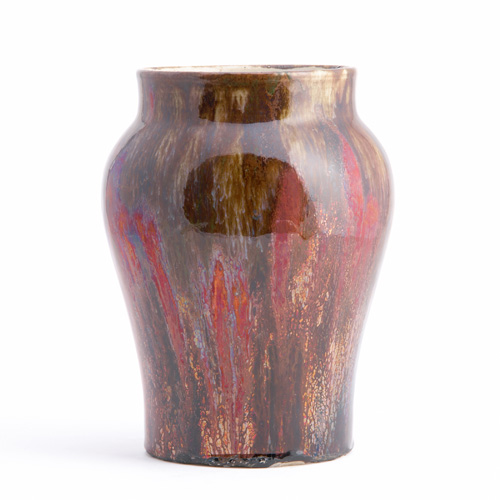 Appraisal: DEDHAM Large experimental vase by Hugh Robertson covered in a