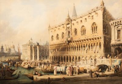 Appraisal: Samuel Prout - A View of the Doge's Palace and