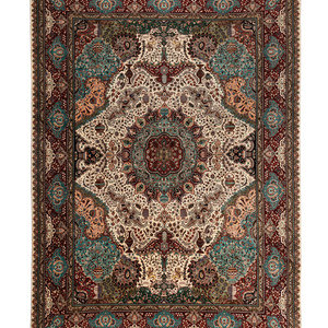 Appraisal: A Kirman Wool Rug th Century feet inches x feet