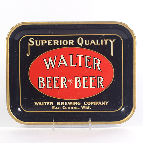 Appraisal: Walter Brewing Co Pre-Prohibition Serving TrayReference n aBrewery Walter Brewing