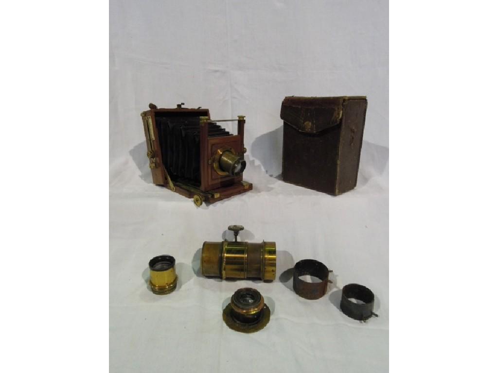 Appraisal: An interesting collection of early th century photographic equipment and